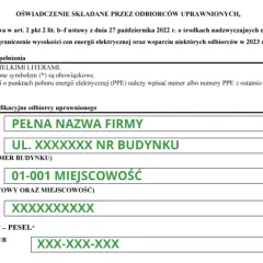 Gdzie złożyć oświadczenie o tanim prądzie, aby zaoszczędzić?