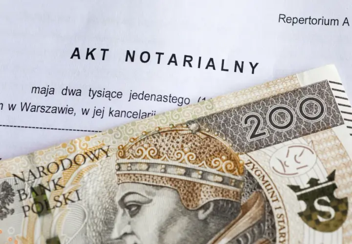 Akt notarialny i banknot 200 zł. Zastanawiasz się, ile kosztuje porada u notariusza?