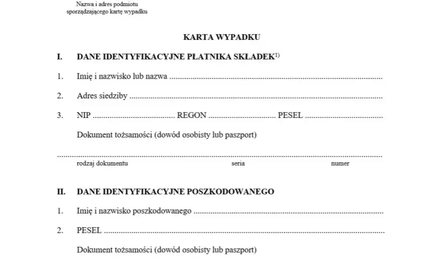 Jak napisać oświadczenie o wypadku w pracy, aby uniknąć problemów?