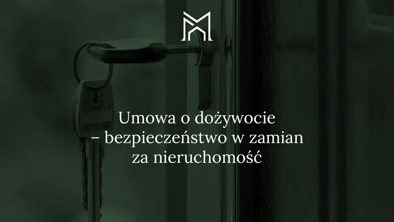 Klucz do drzwi, symbol bezpieczeństwa. Umowa o dożywocie a długi dożywotnika – jak zabezpieczyć przyszłość?